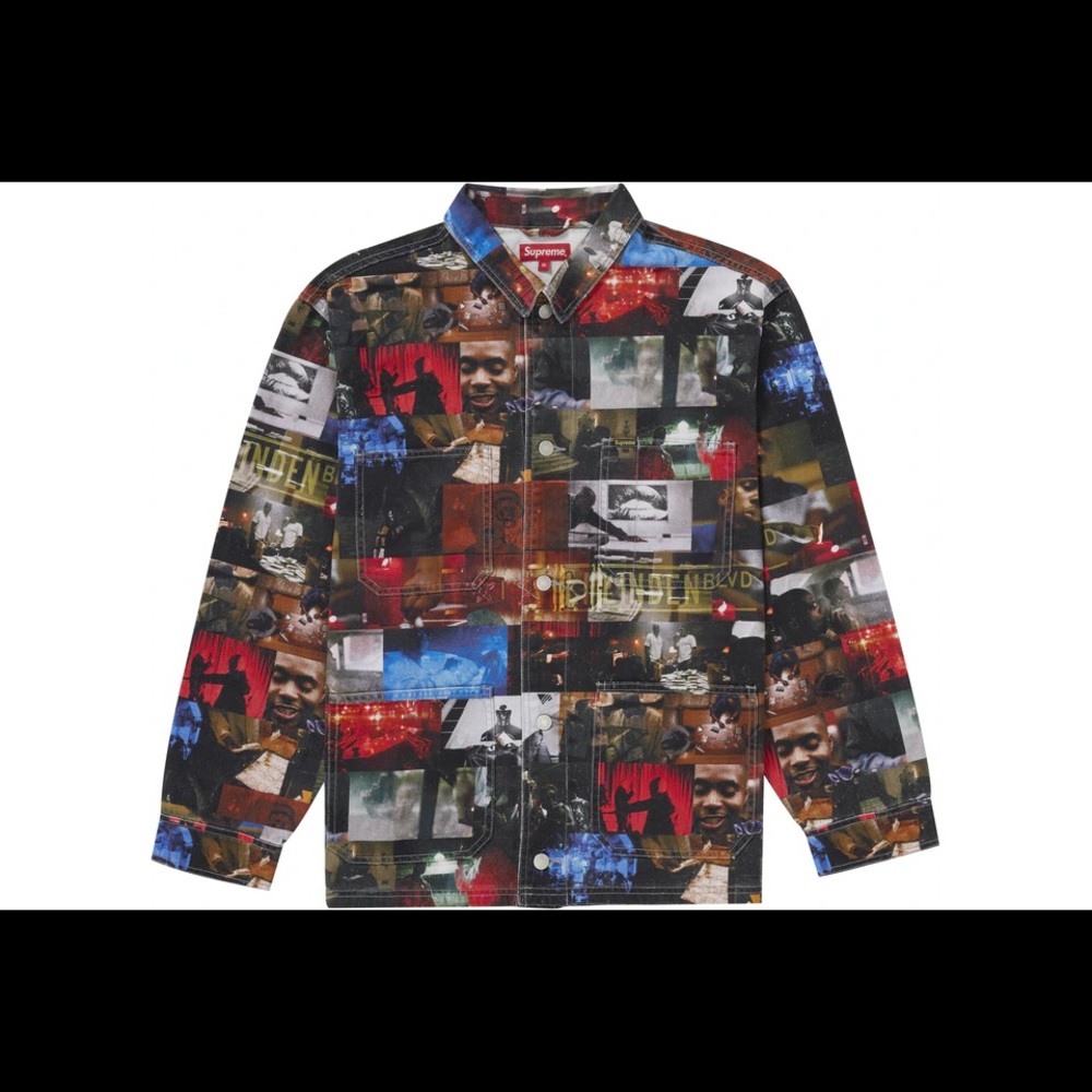 SUPREME x Belly Nas DMX Denim Chore Coat Jacket